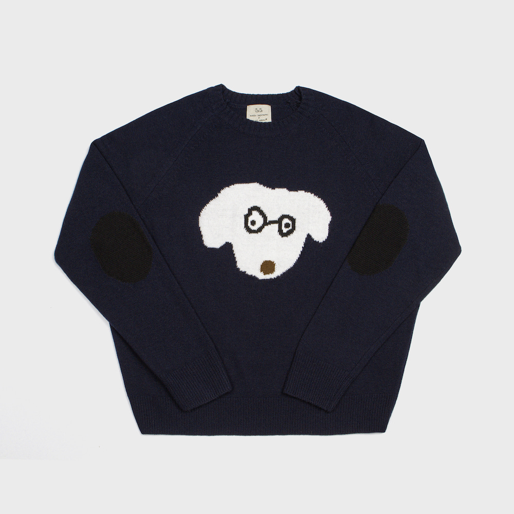 MOGU cashmere pullover fluffy dog