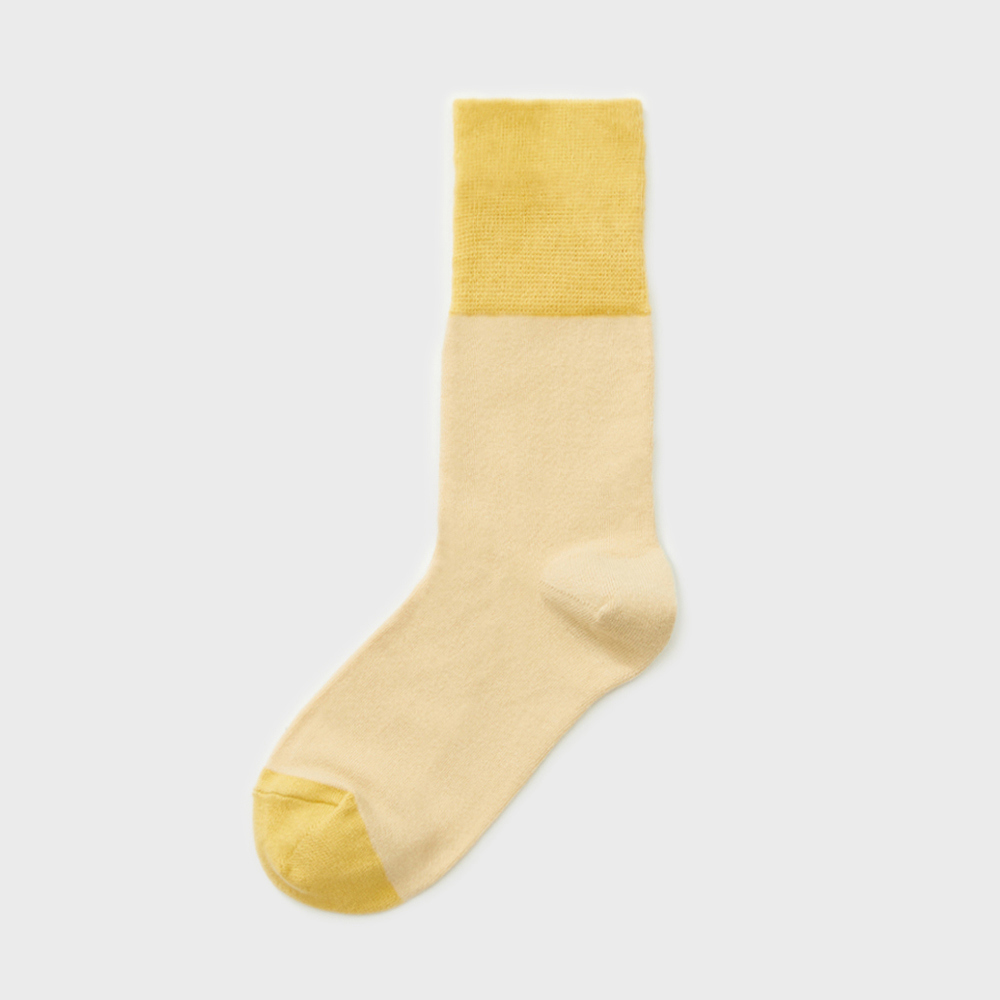 socks mustard color image-S12L9