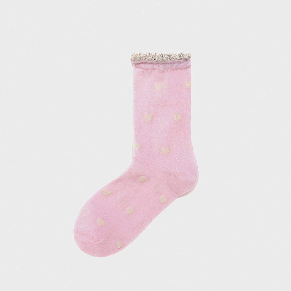 socks baby pink color image-S1L9