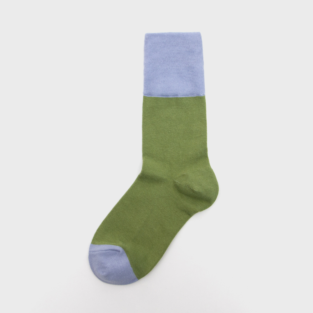 socks olive color image-S1L13