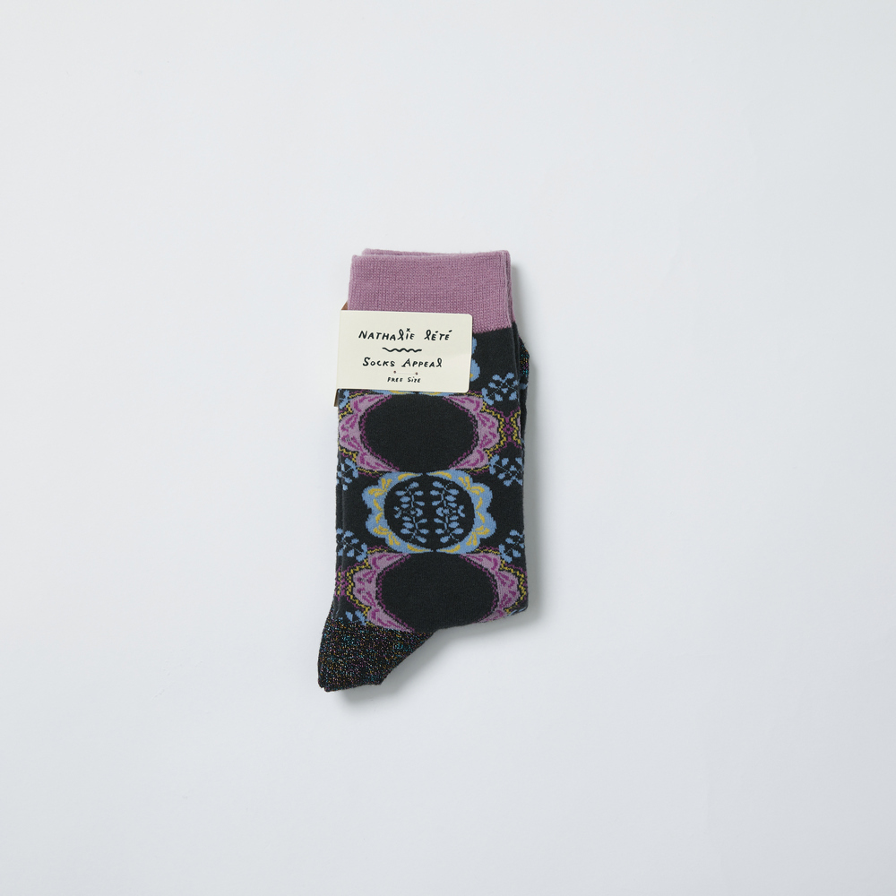 socks grey blue color image-S1L8