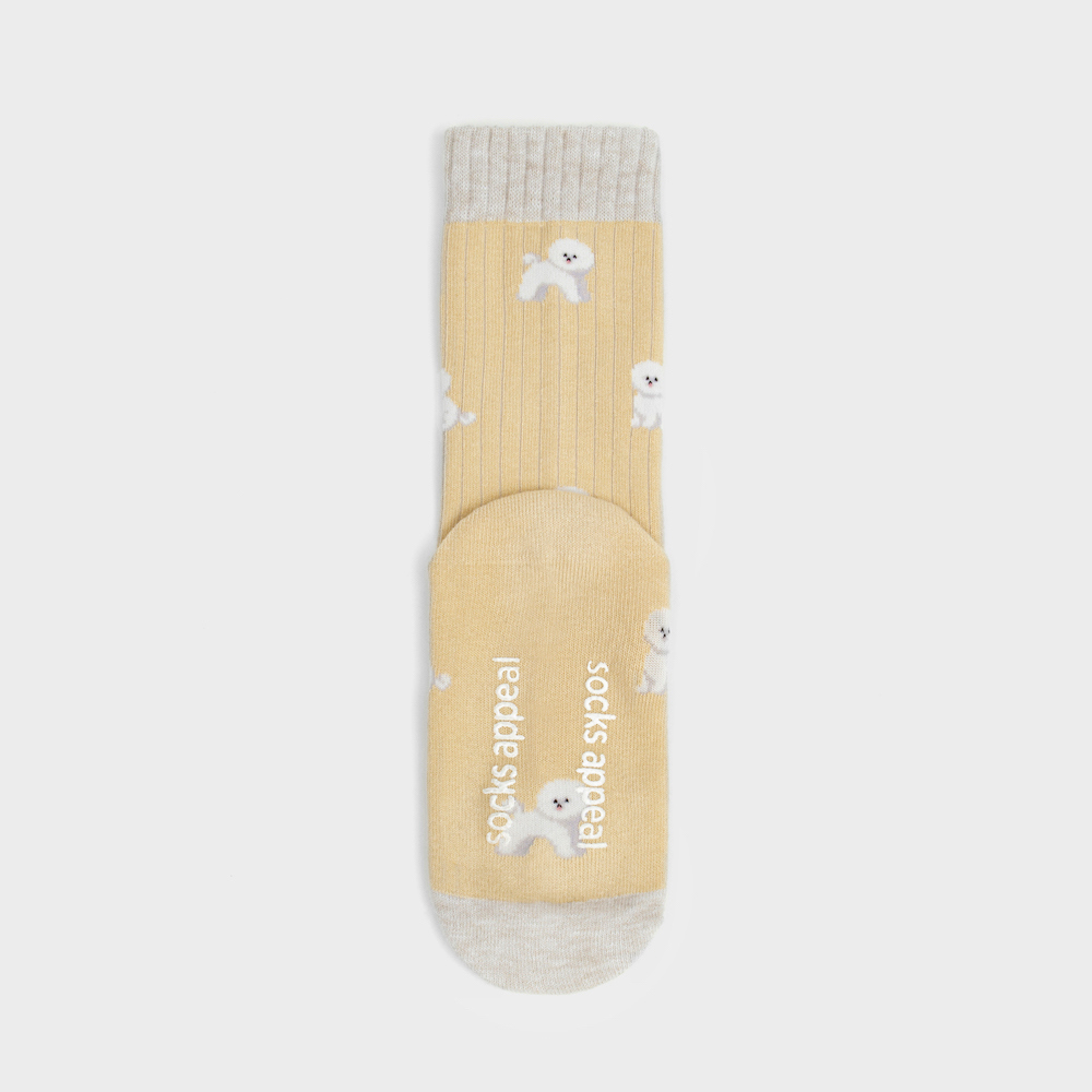 socks mustard color image-S1L16