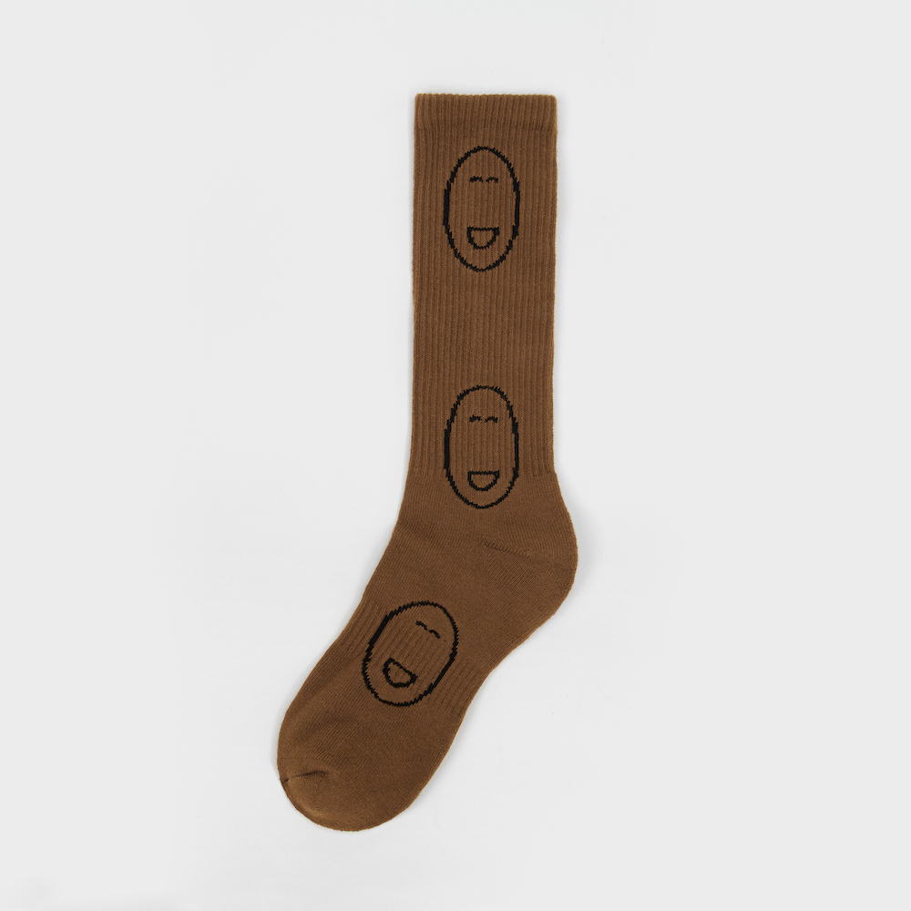 socks brown color image-S1L89