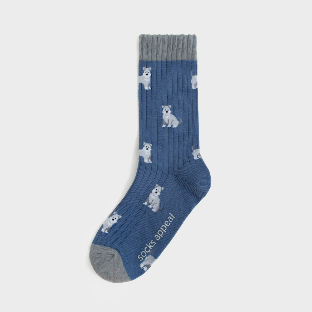 socks navy blue color image-S1L29