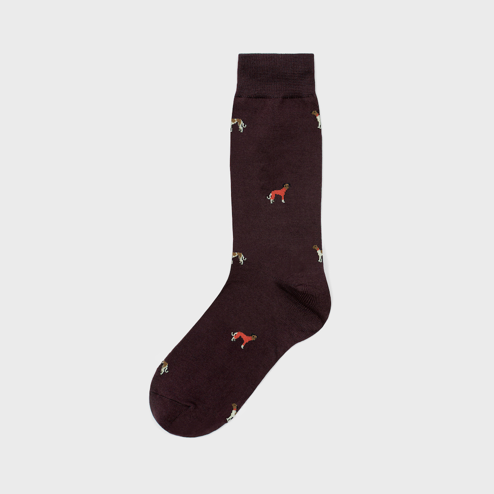 socks chocolate color image-S1L9