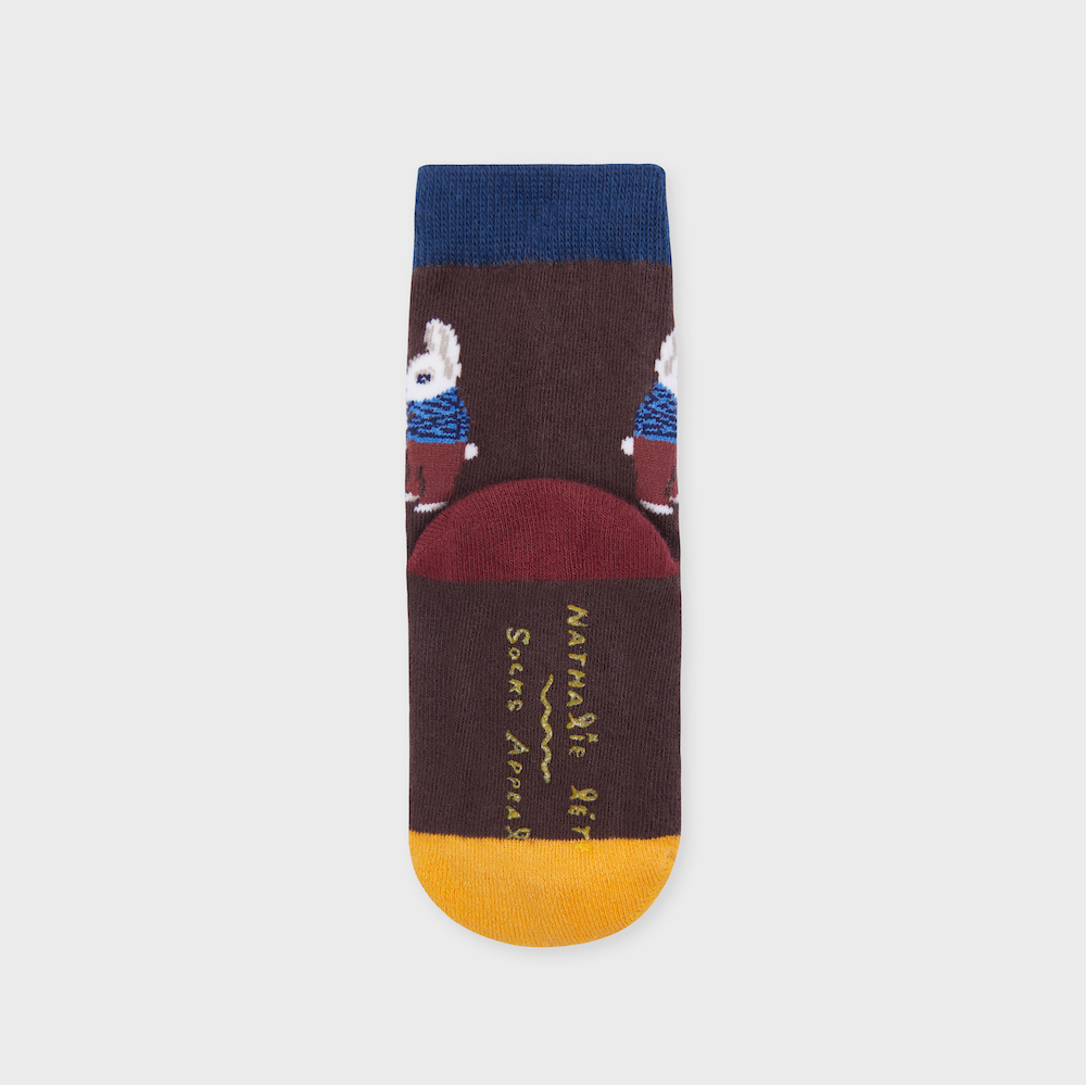 socks cocoa color image-S1L19