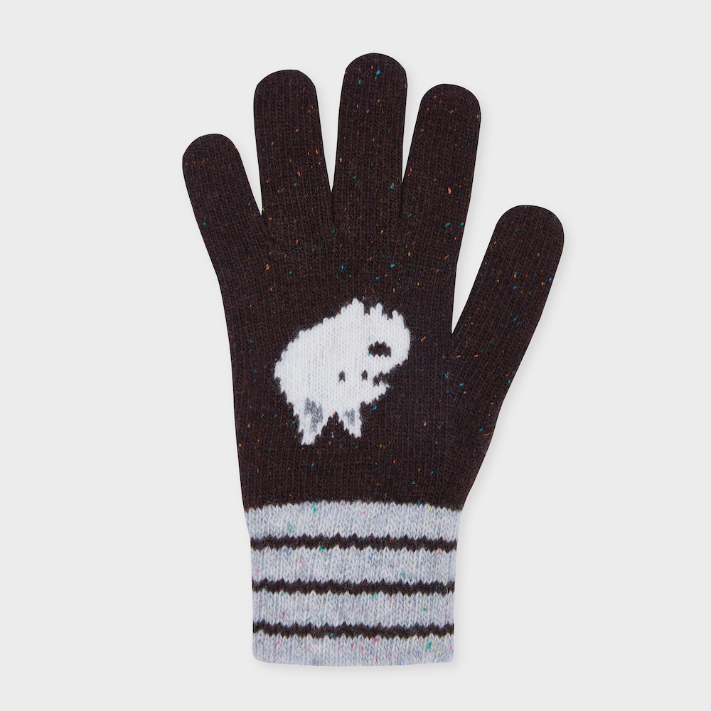 gloves chocolate color image-S1L9