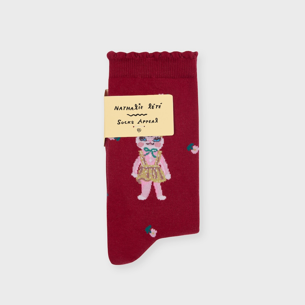 socks rose color image-S2L16
