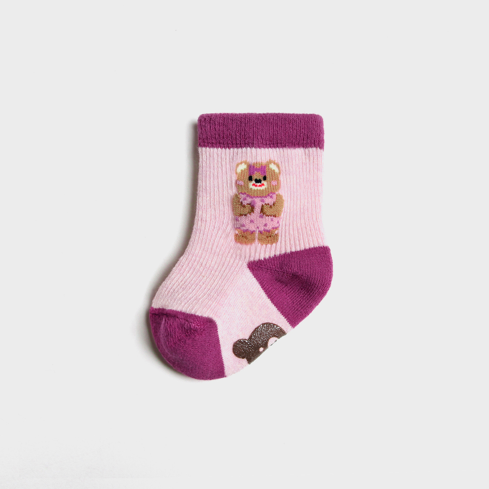 socks baby pink color image-S1L60
