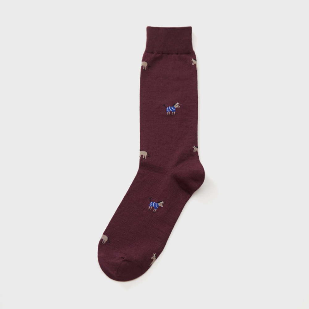socks rose color image-S1L9