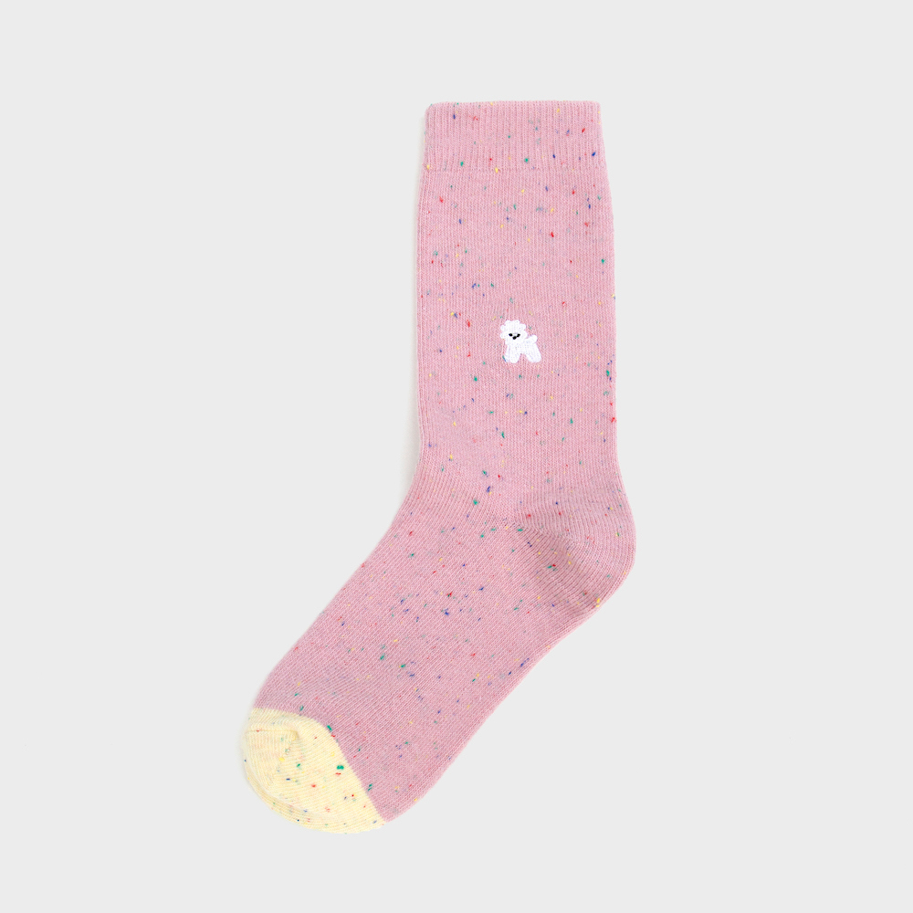 socks baby pink color image-S1L37