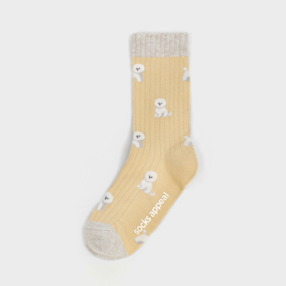 socks mustard color image-S1L39