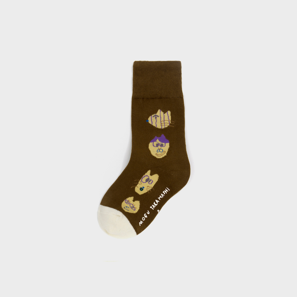socks camel color image-S1L10