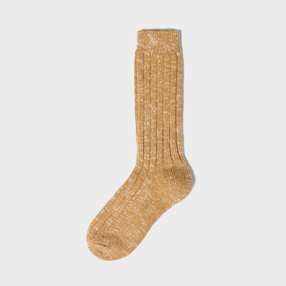 socks mustard color image-S3L19