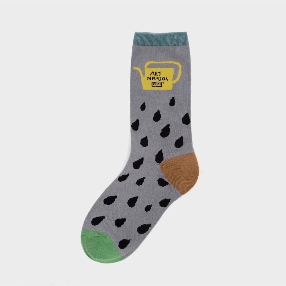 socks grey color image-S1L22