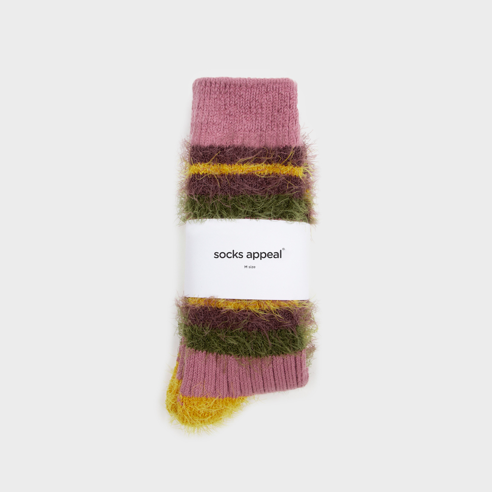 socks burgundy color image-S1L8
