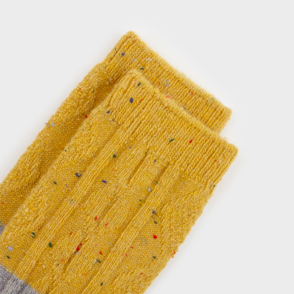 socks mustard color image-S1L10