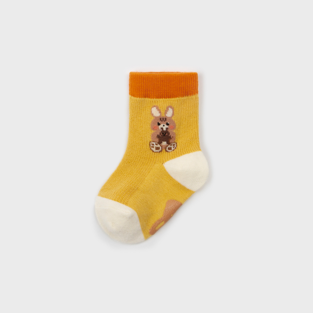 socks mustard color image-S1L22
