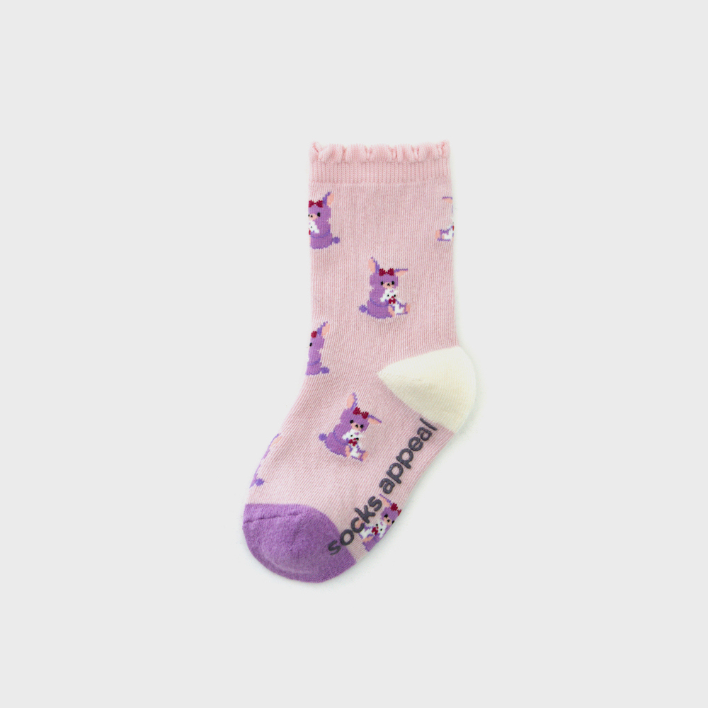 socks baby pink color image-S1L40