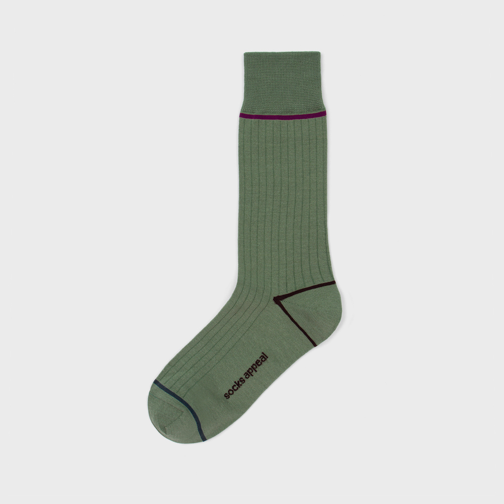socks khaki color image-S4L23