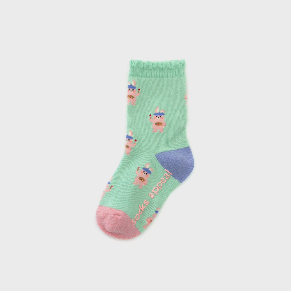 socks mint color image-S1L42