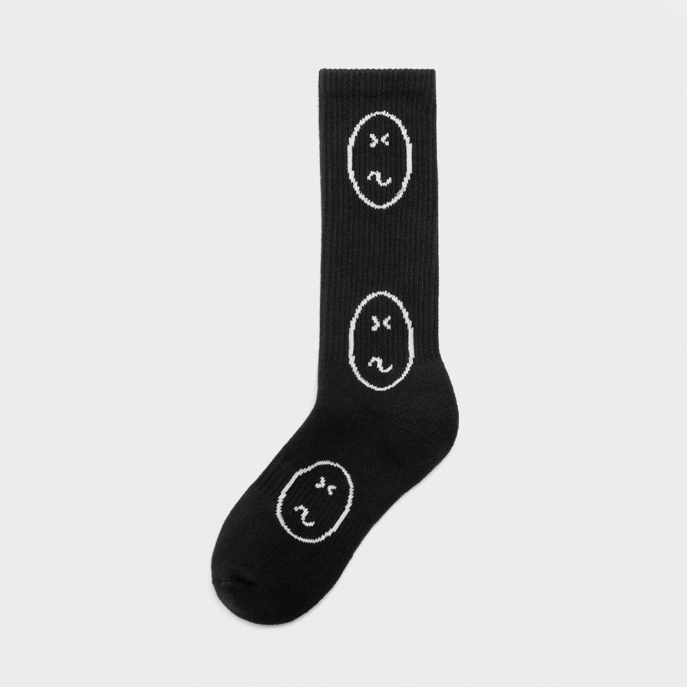 socks charcoal color image-S1L101