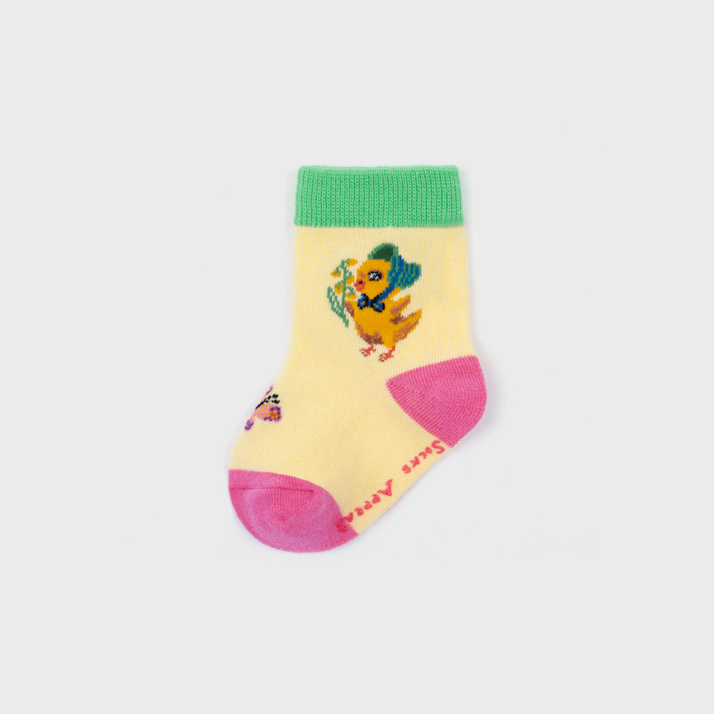 socks mustard color image-S8L8