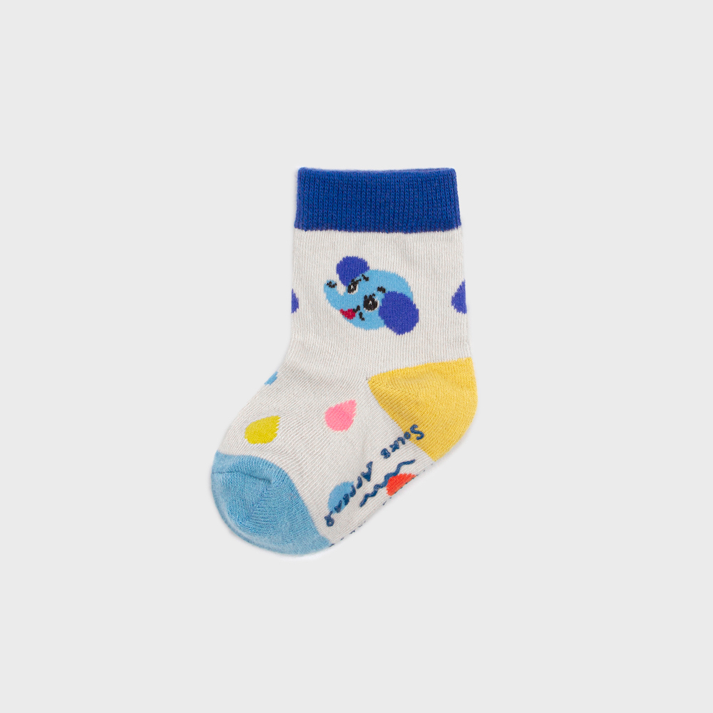 socks white color image-S8L12