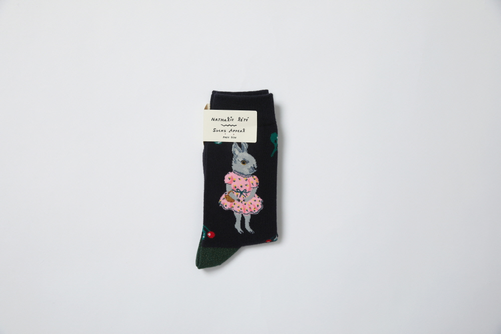 socks charcoal color image-S1L25