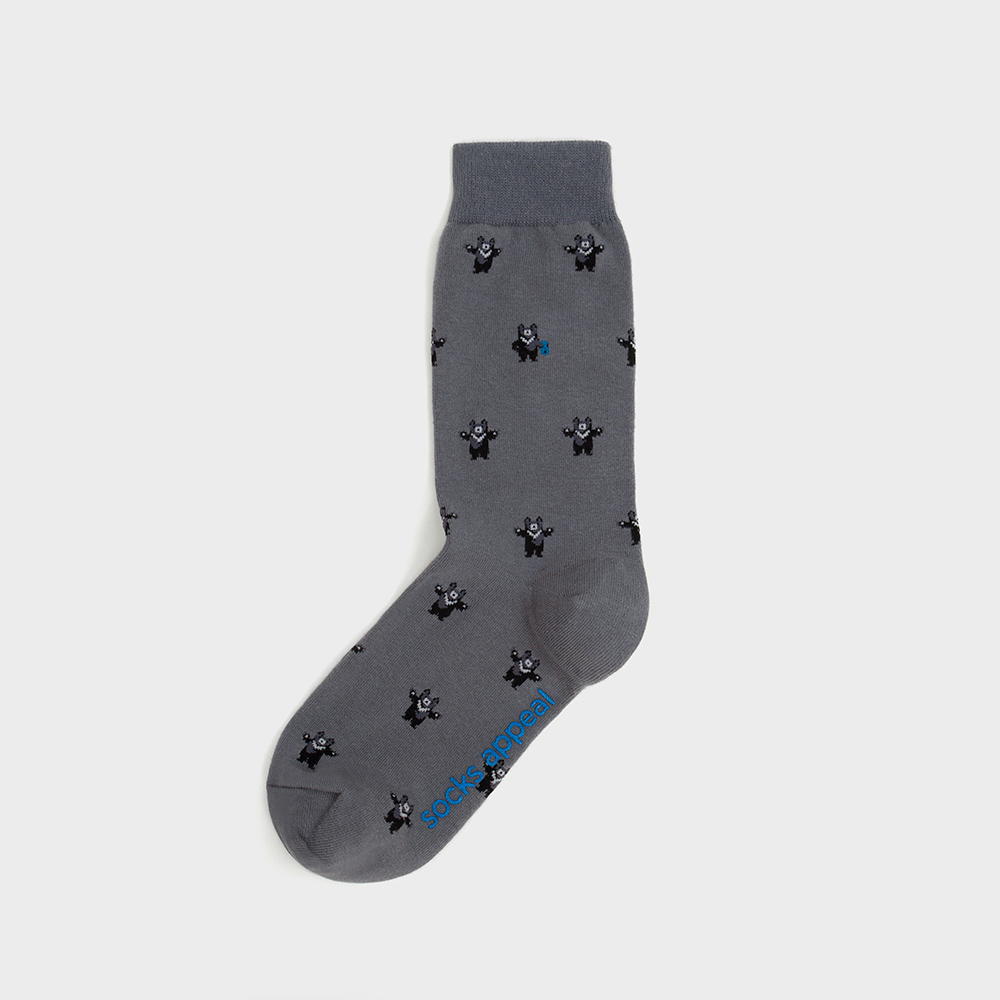 socks grey color image-S19L15
