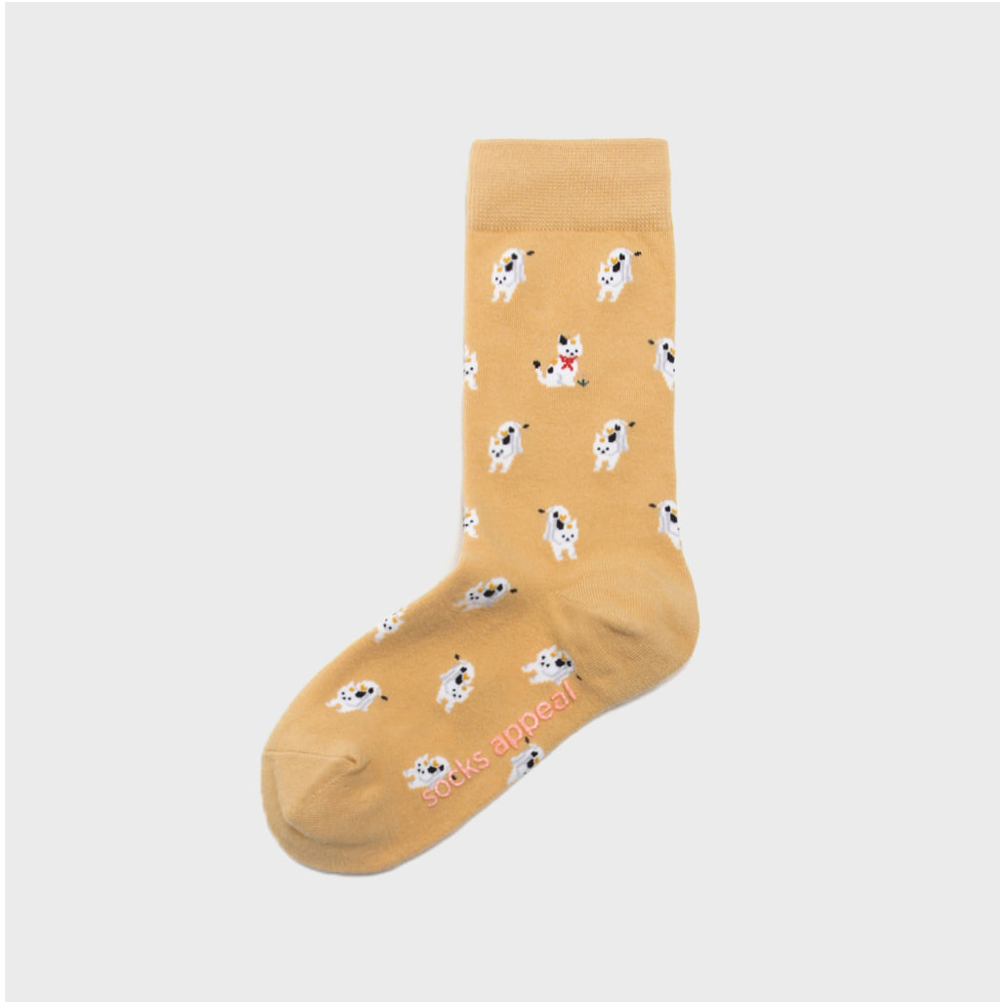 socks mustard color image-S6L5