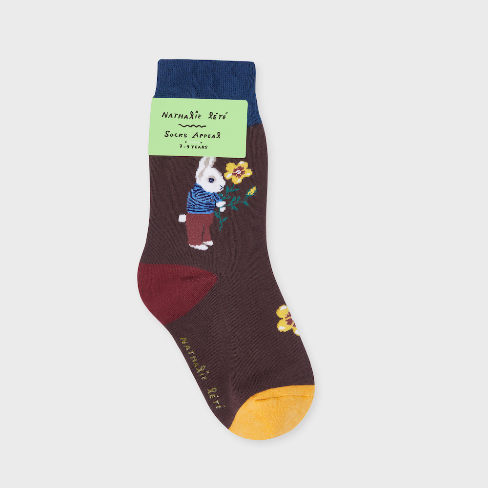 socks cocoa color image-S1L8
