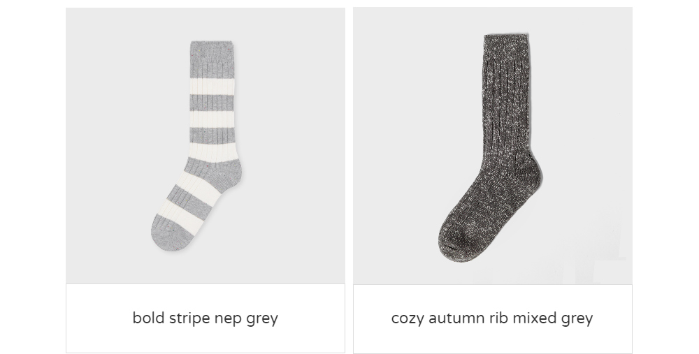 socks grey color image-S1L62