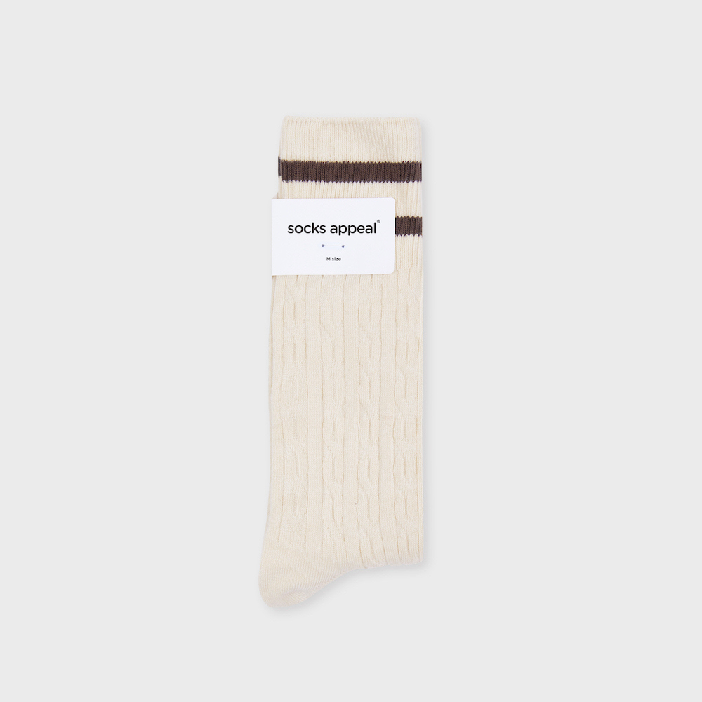 socks cream color image-S1L8