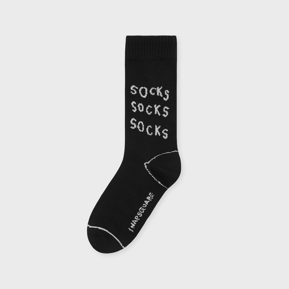 socks charcoal color image-S1L68