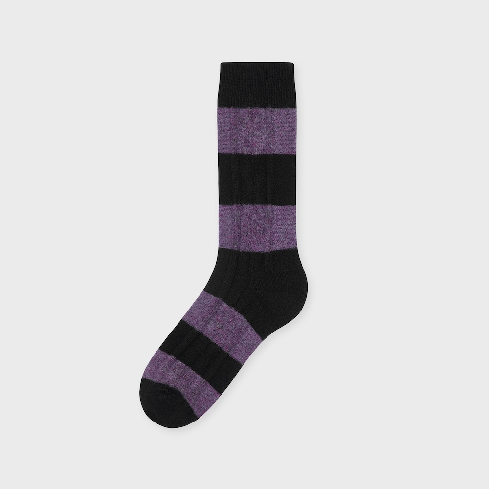socks charcoal color image-S7L41