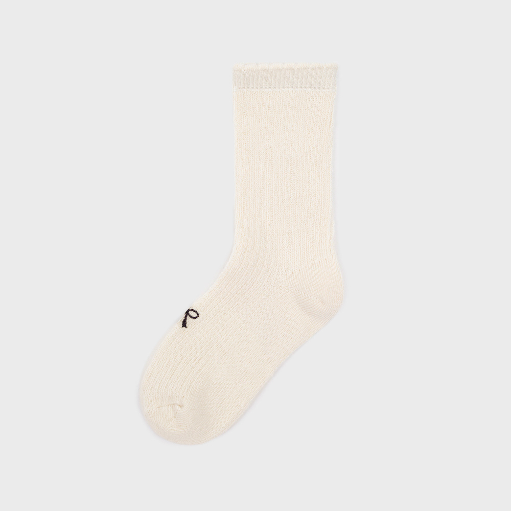 socks cream color image-S16L3