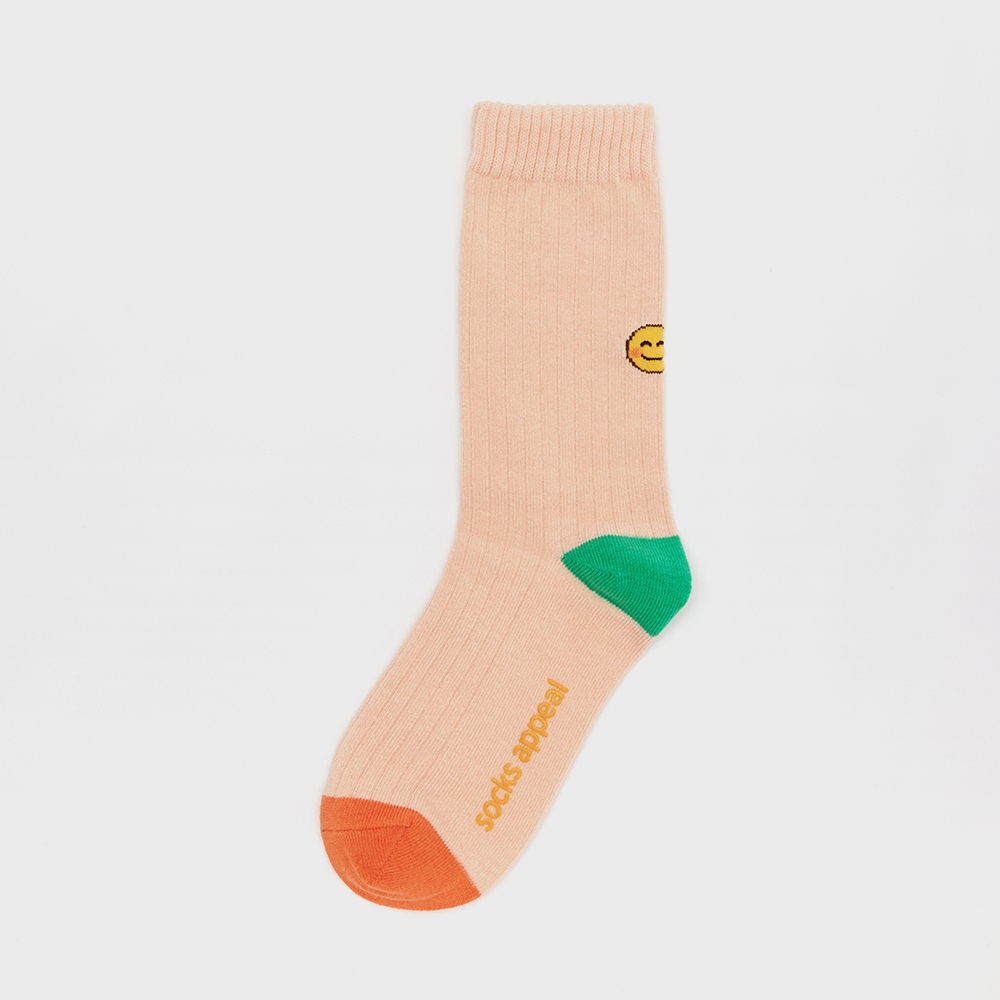 socks peach color image-S1L112