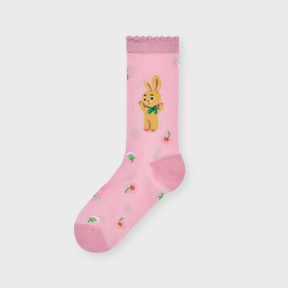 socks baby pink color image-S2L15