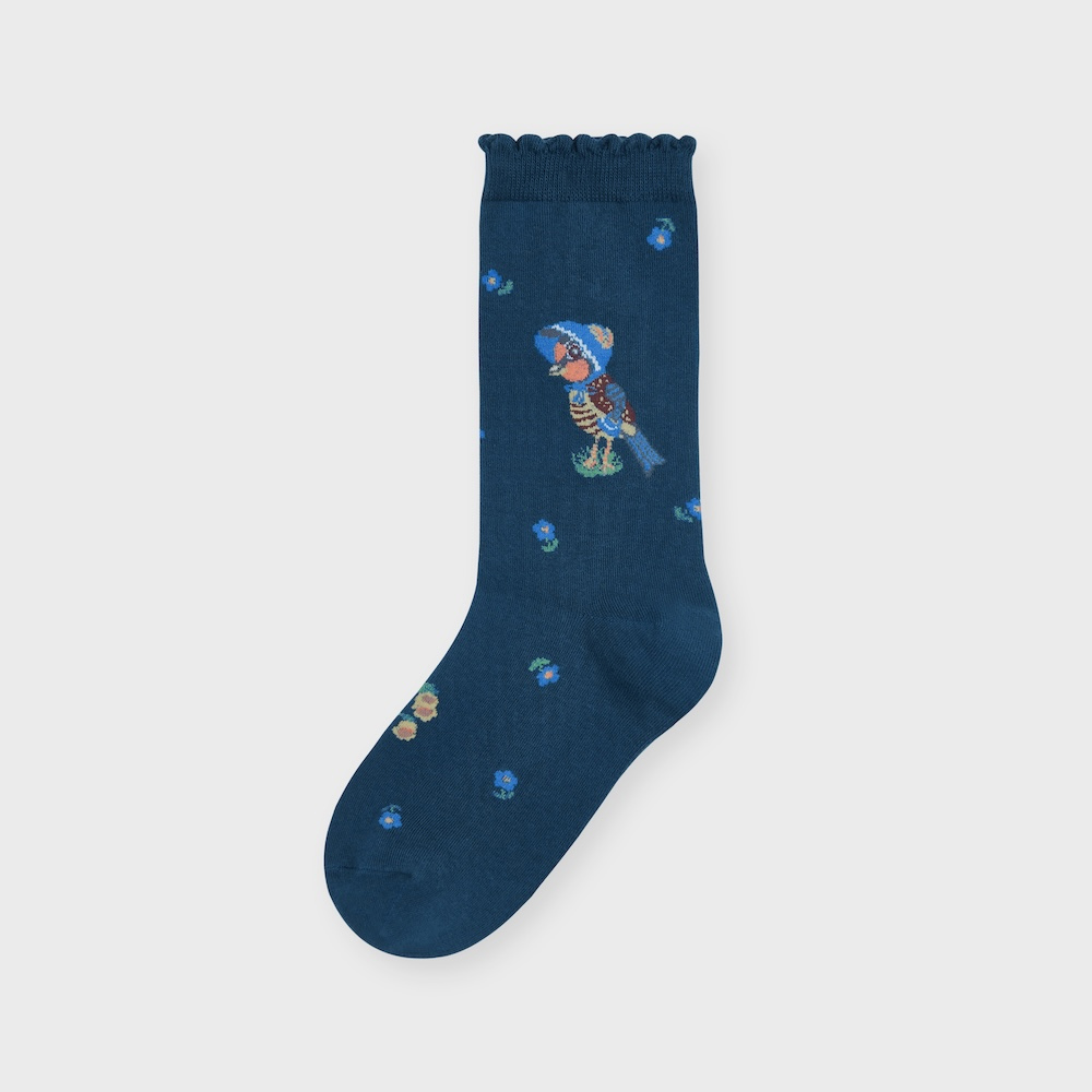 socks navy blue color image-S2L15