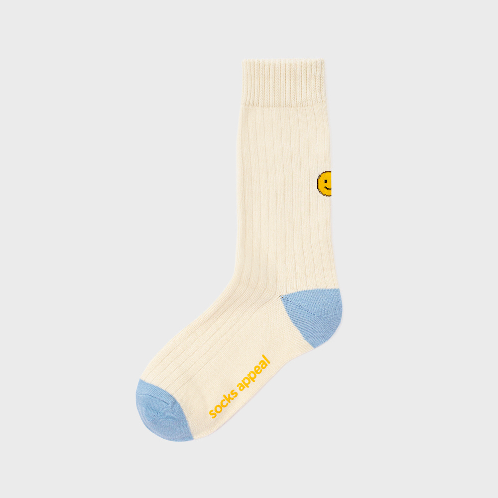 socks cream color image-S12L11
